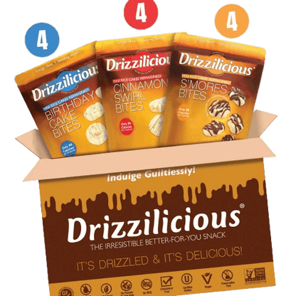 3 Flavor Variety [S'mores, Birthday, Cinnamon] 4oz - Drizzilicious