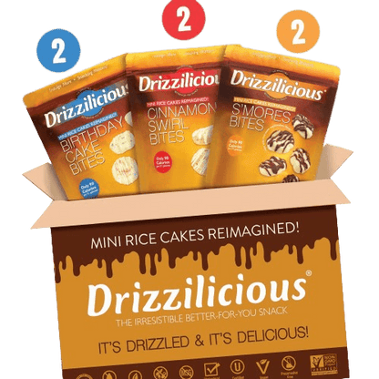 3 Flavor Variety [S'mores, Birthday, Cinnamon] 4oz - Drizzilicious