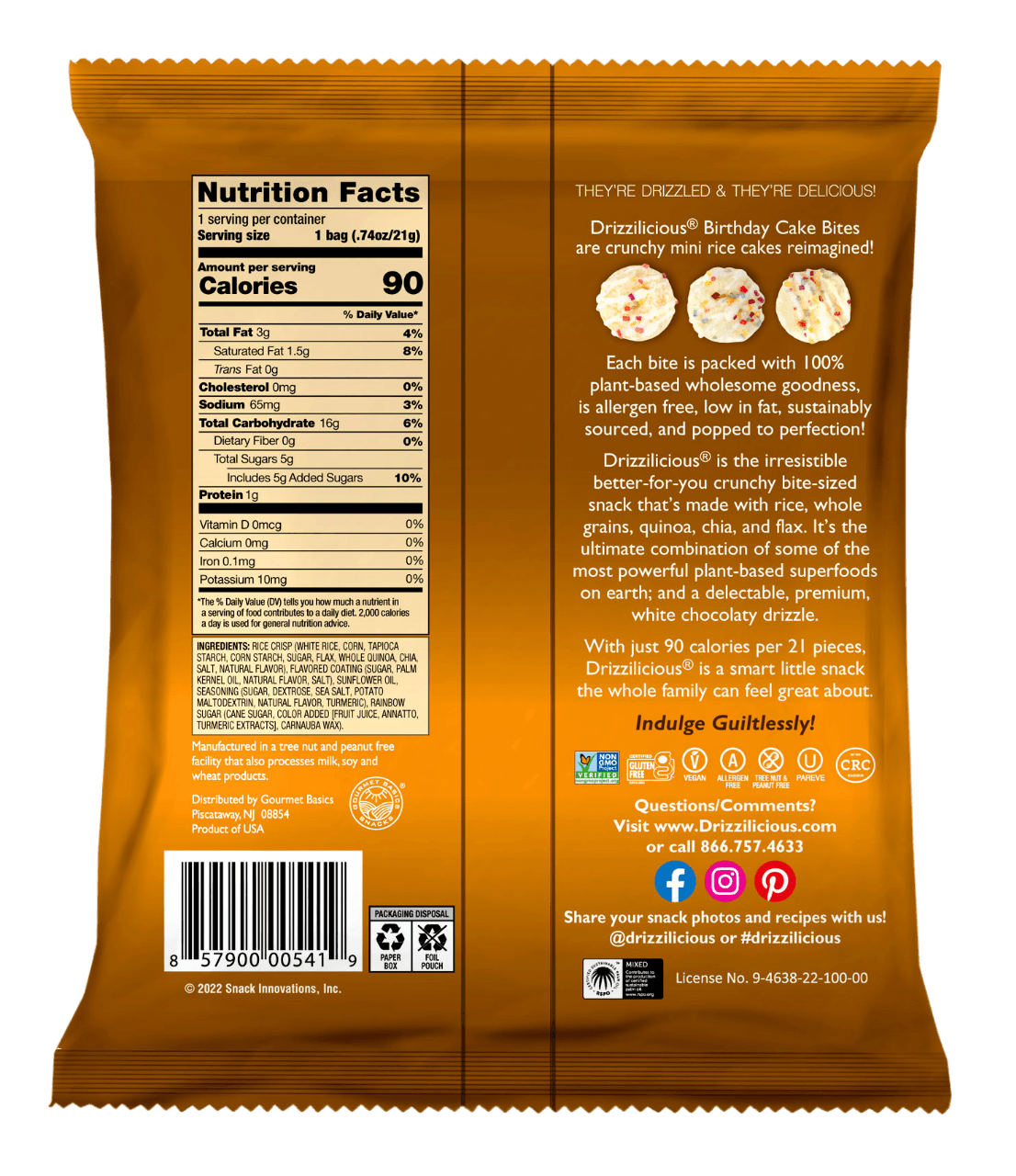 Birthday Cake .74oz - Drizzilicious