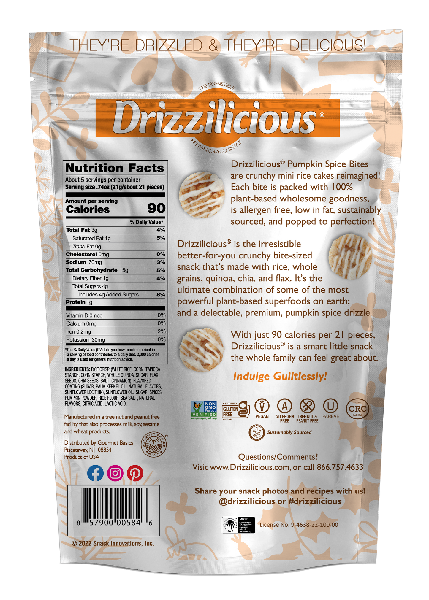 Pumpkin Spice 4oz - Drizzilicious