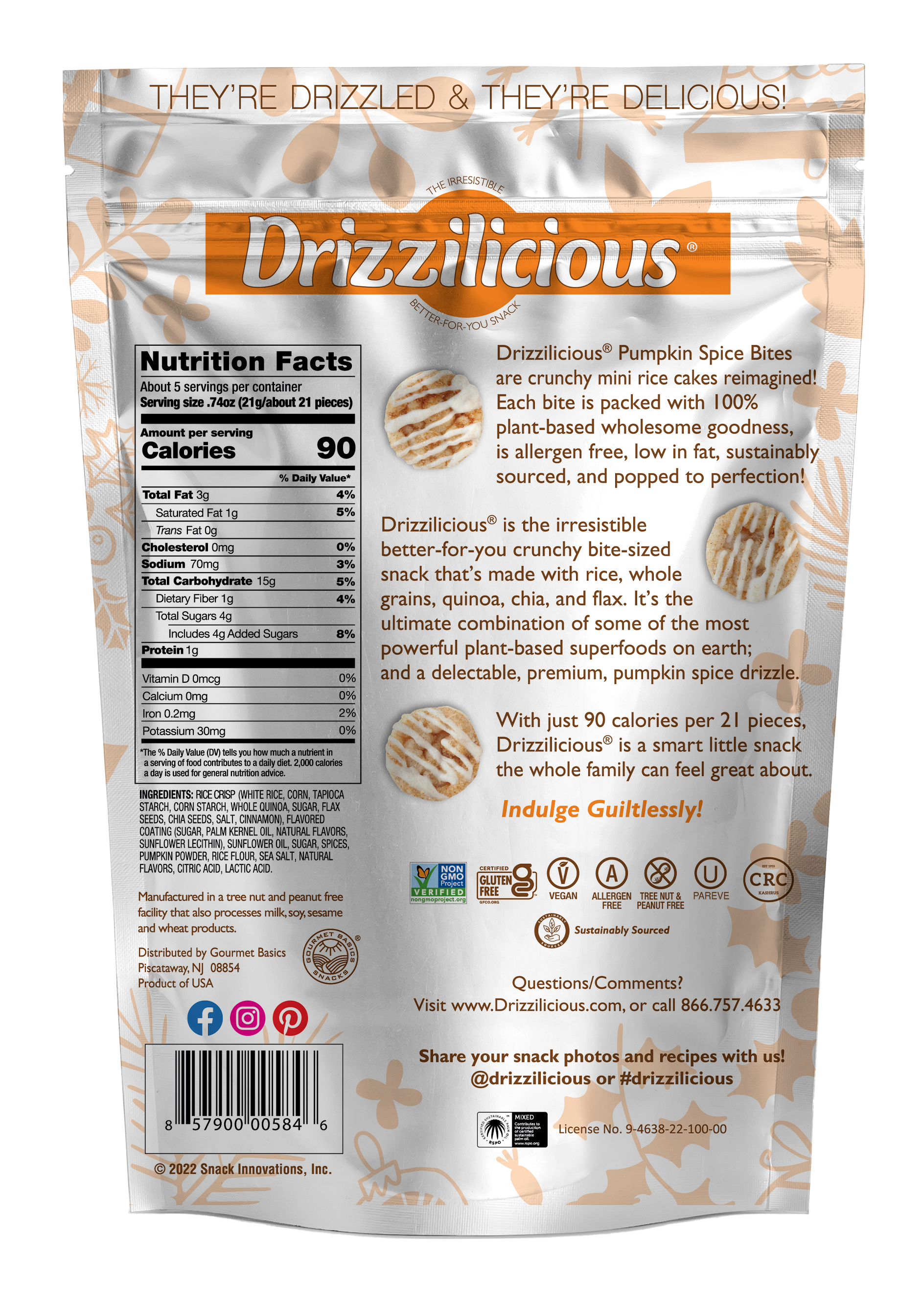 Pumpkin Spice 4oz - Drizzilicious