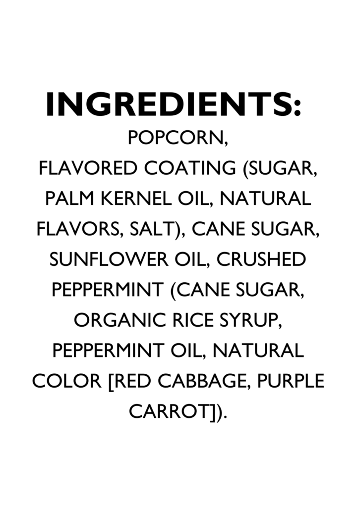 Peppermint Popcorn 3.6oz - Drizzilicious