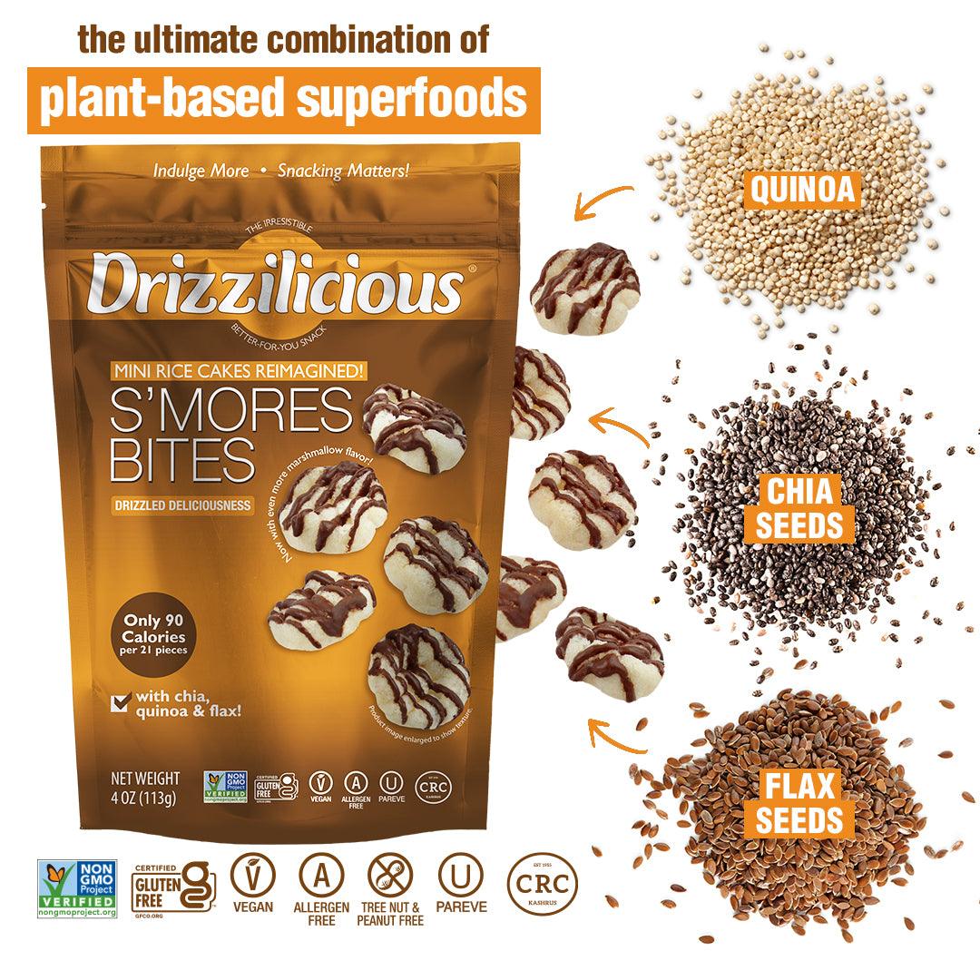 3 Flavor Variety [S'mores, Birthday, Cinnamon] 4oz - Drizzilicious